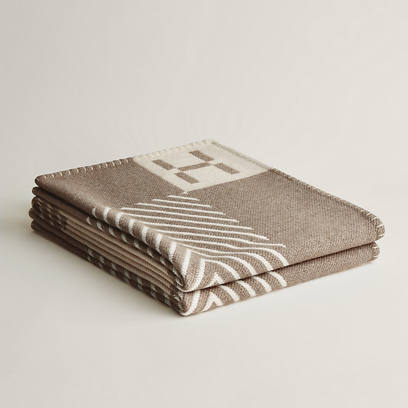 Avalon Zellige blanket - Beige | Hermès Mainland China